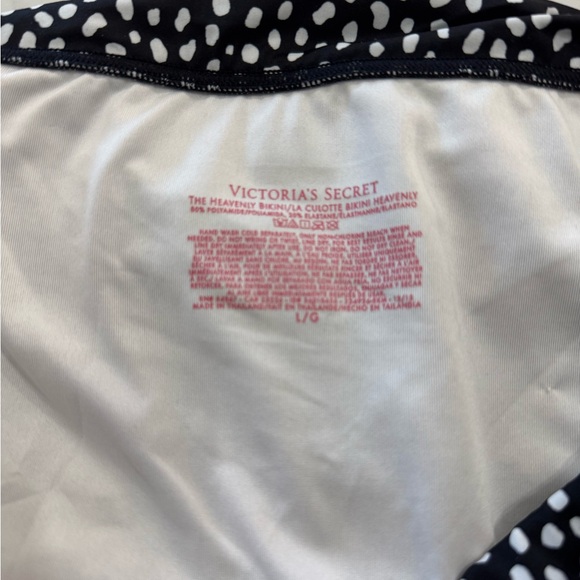 Victoria Secret Black and White Polka Dot Bikini Bottom - Picture 3 of 3
